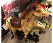 CHEVAL MELINE, sujet de manège